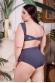 Темно-серый раздельный купальник LSV - 0064